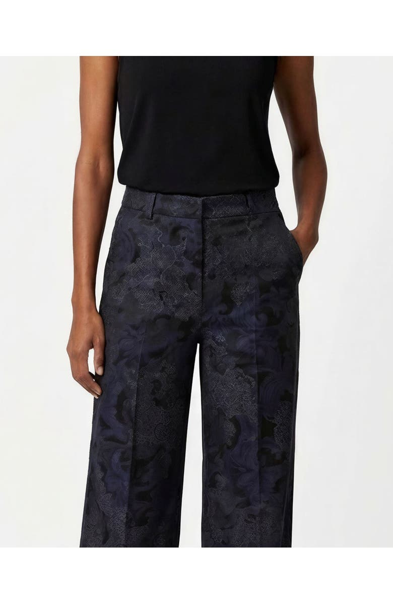 Lords of Harlech Paisley Explosion Womens Wide-leg Pant, Alternate, color, Paisley Explosion Black