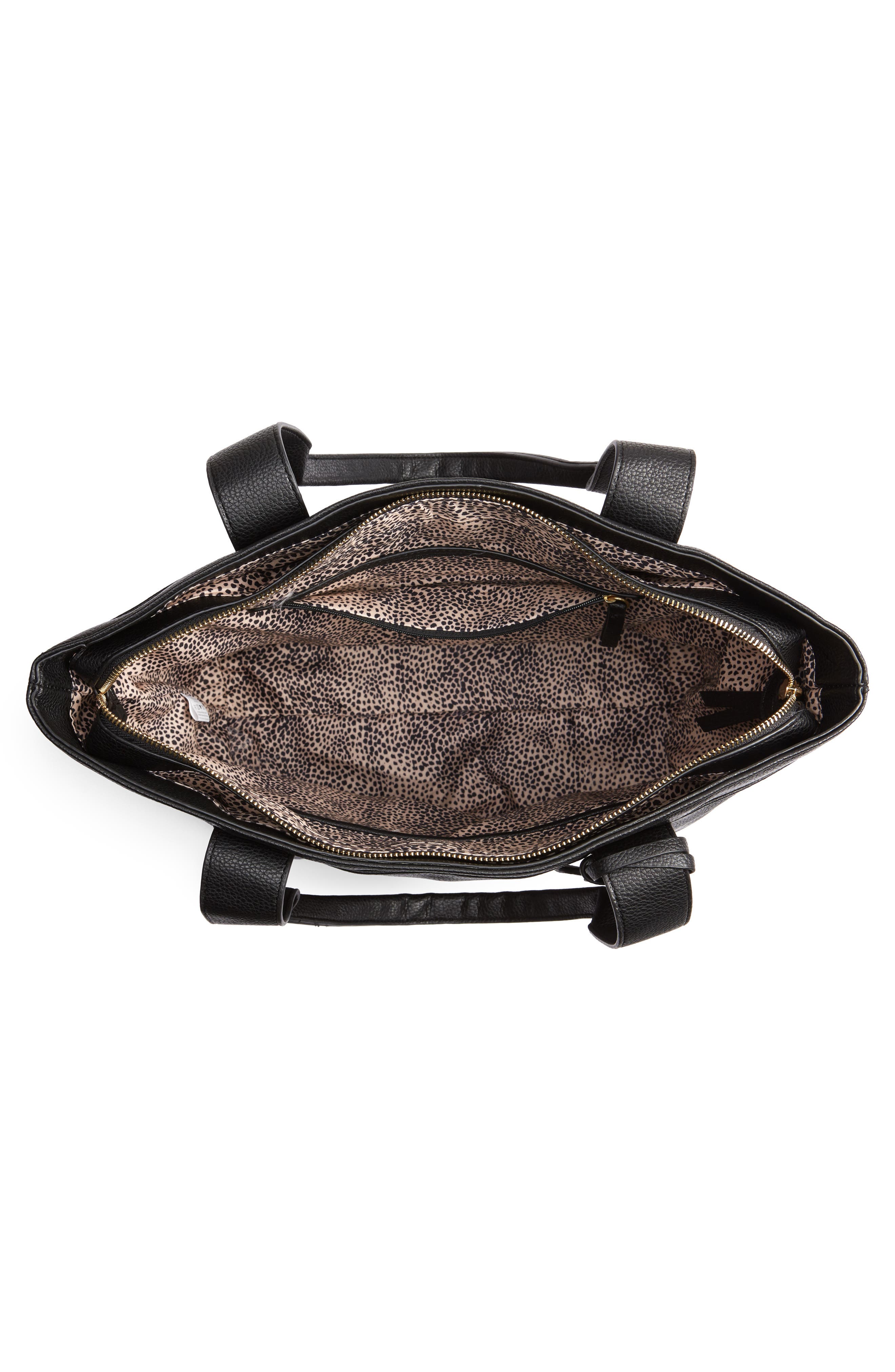 Sole Society Kwaye Faux Leather Tote, Alternate, color, 