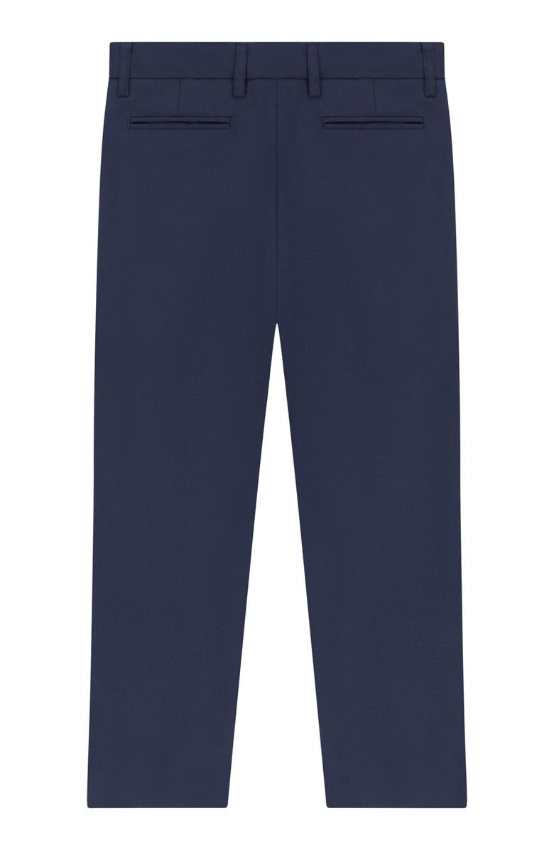 Andy & Evan Kids' Solid Stretch Two-Piece Suit, Alternate, color, Navy