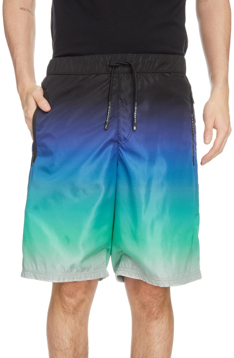Givenchy Drawstring Waist Jogger Shorts, Main, color, 