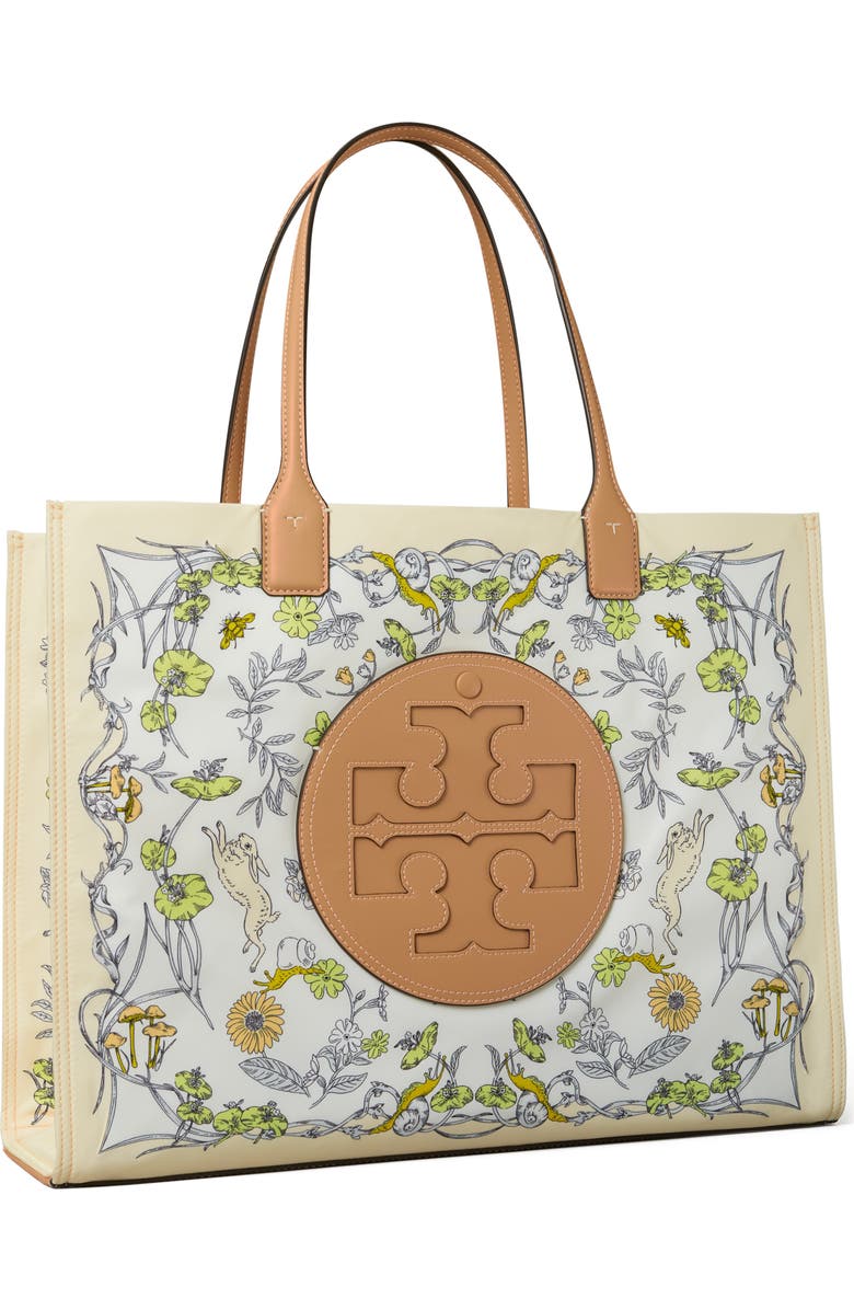 Tory Burch Small Ella Floral Print Tote, Alternate, color,