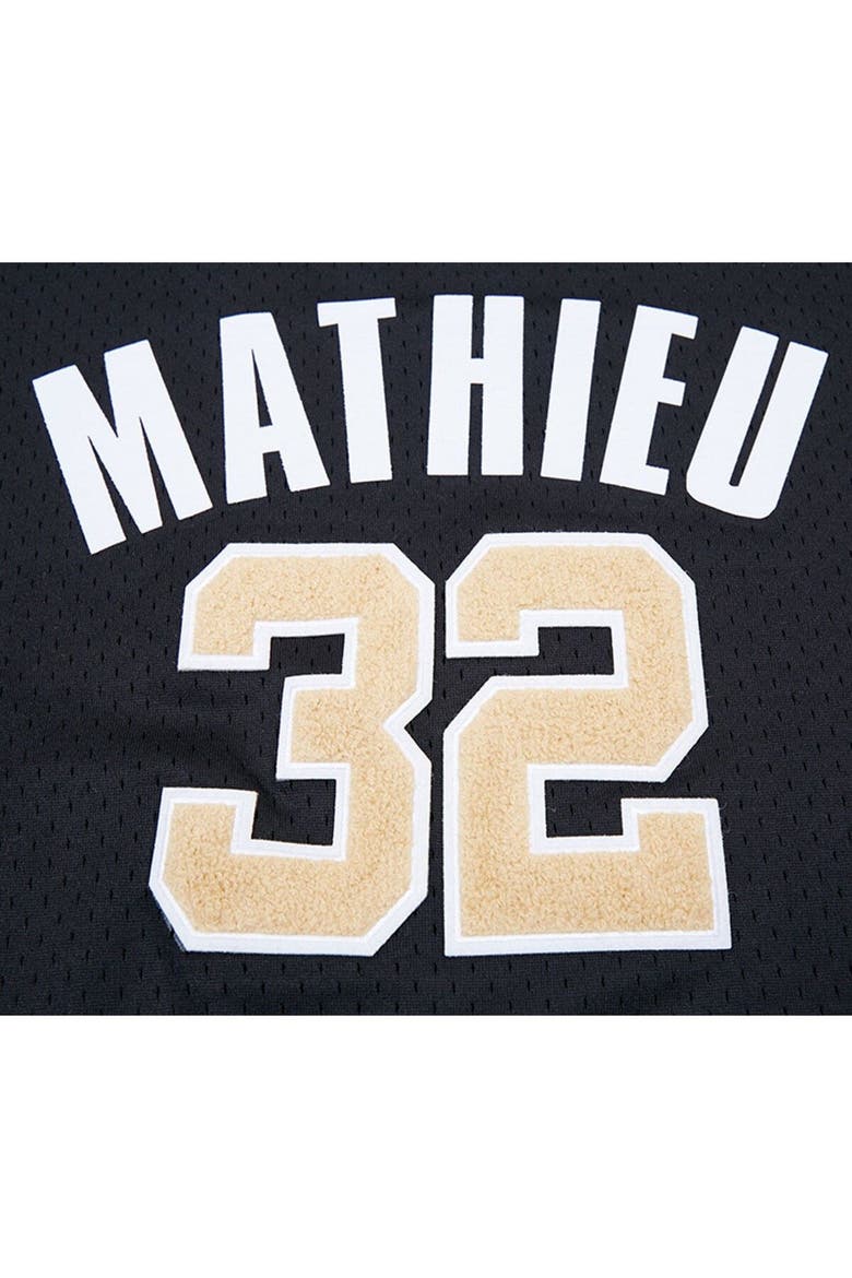Men's Pro Standard Tyrann Mathieu Black New Orleans Saints Mesh Player Name & Number Top, Alternate, color, Black