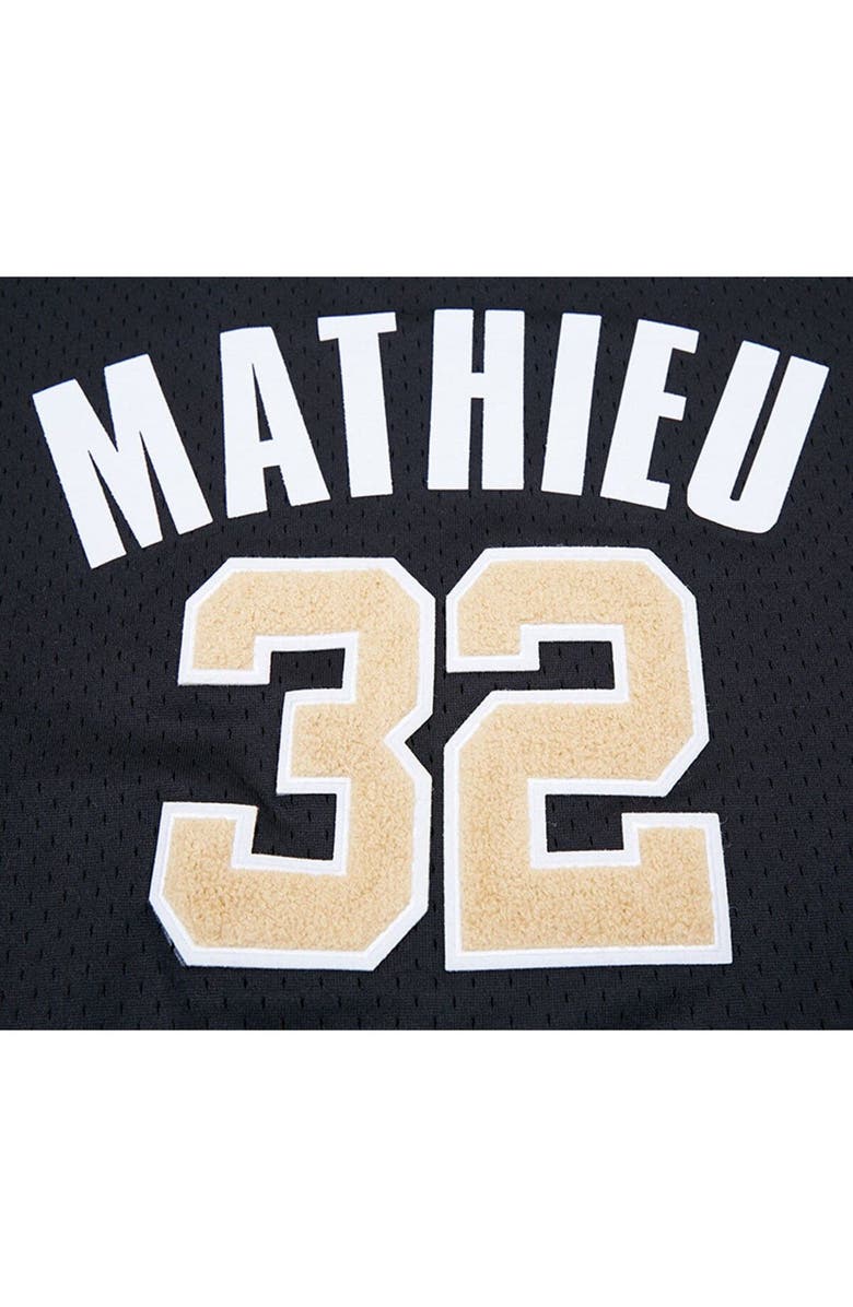 PRO STANDARD Men's Pro Standard Tyrann Mathieu Black New Orleans Saints Mesh Player Name & Number Top, Alternate, color, Black