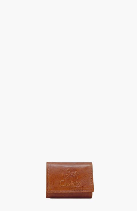 Gentleman Compact Trifold Leather Wallet 539