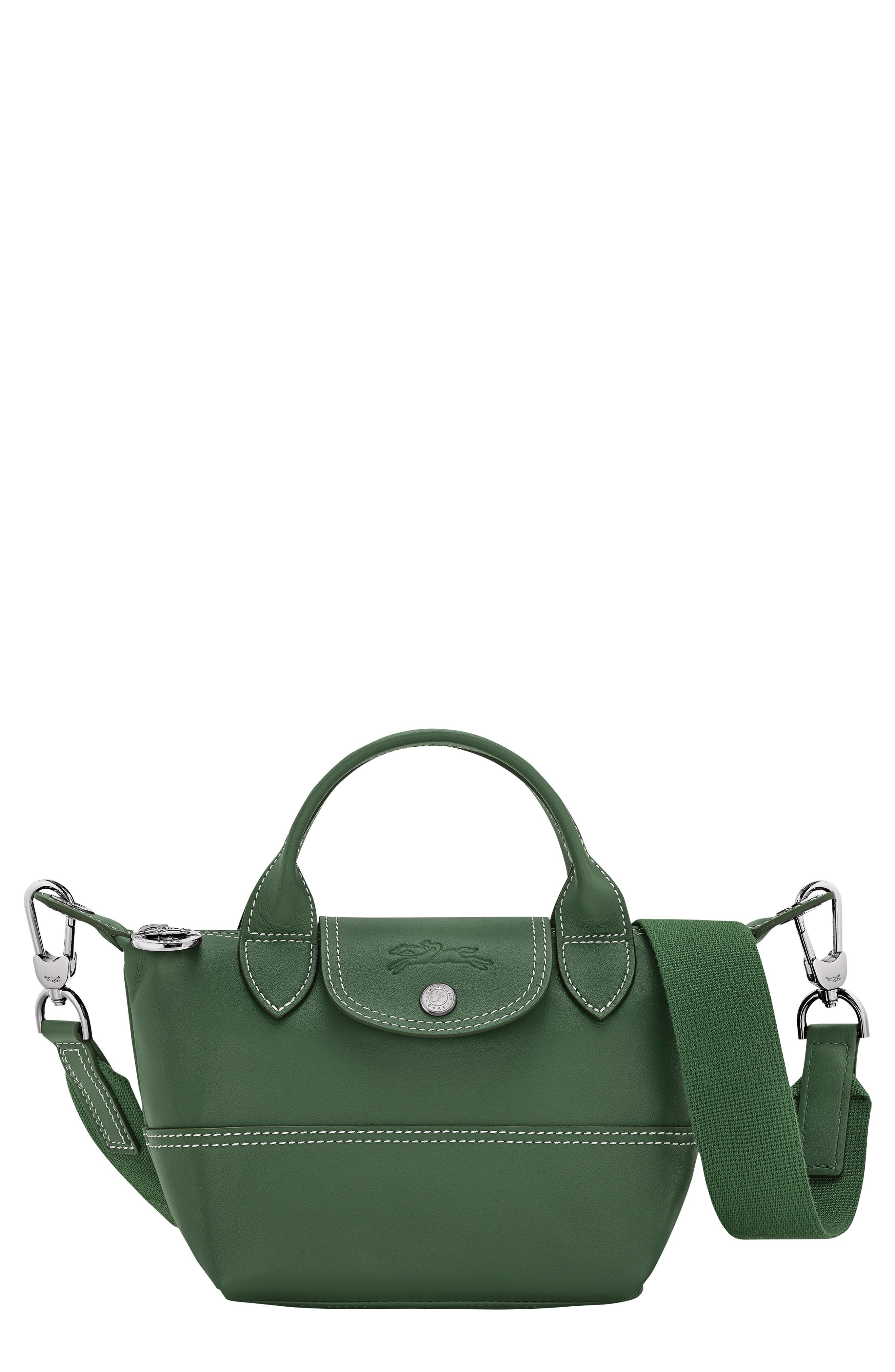 Longchamp Extra Small Le Pliage Xtra Worker Leather Crossbody Bag, Main, color, 