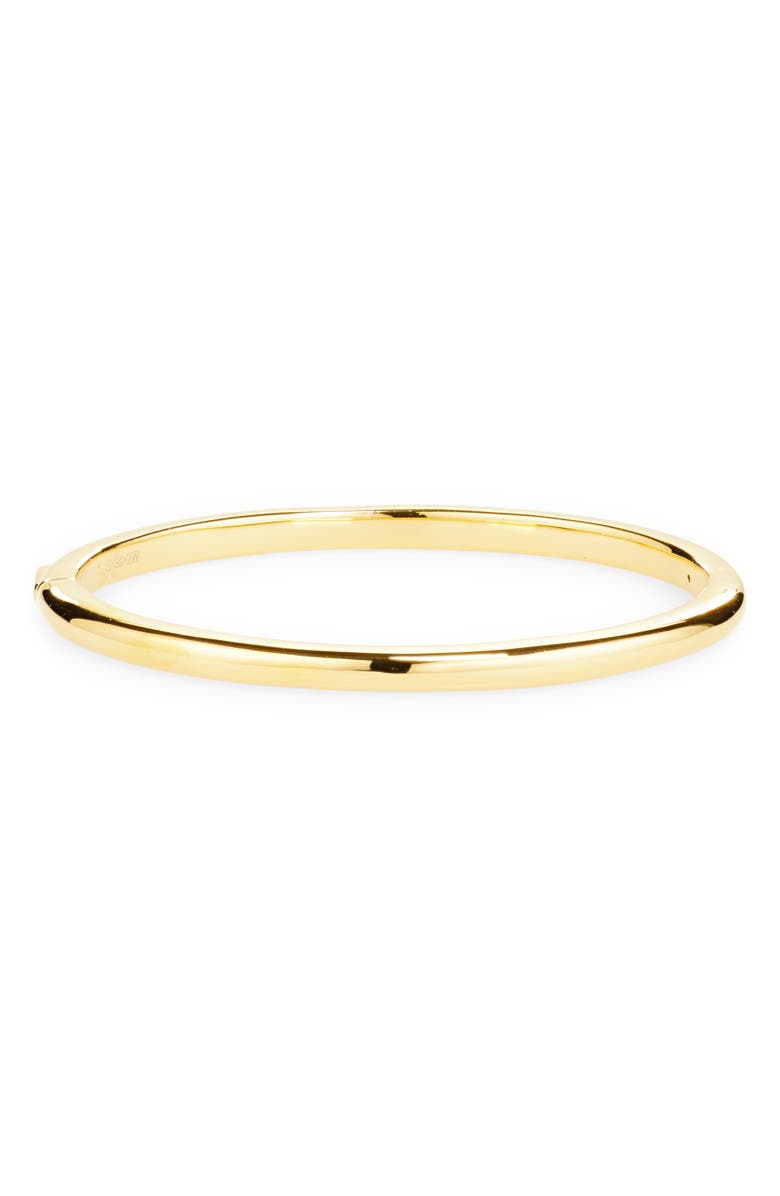 Monica Vinader x Kate Young Slim Bangle Bracelet, Main, color, 18Ct Gold Vermeil