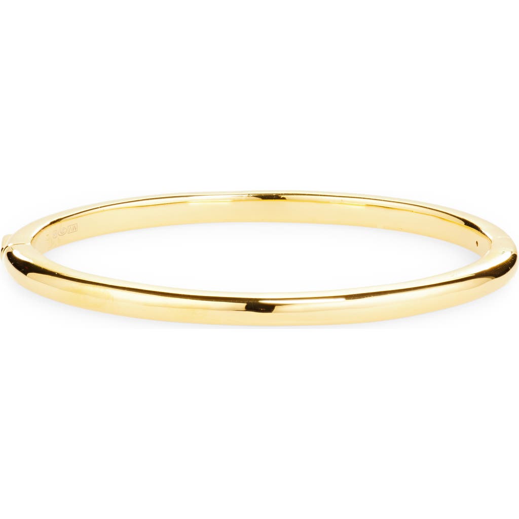 Monica Vinader X Kate Young Slim Bangle Bracelet In Gold