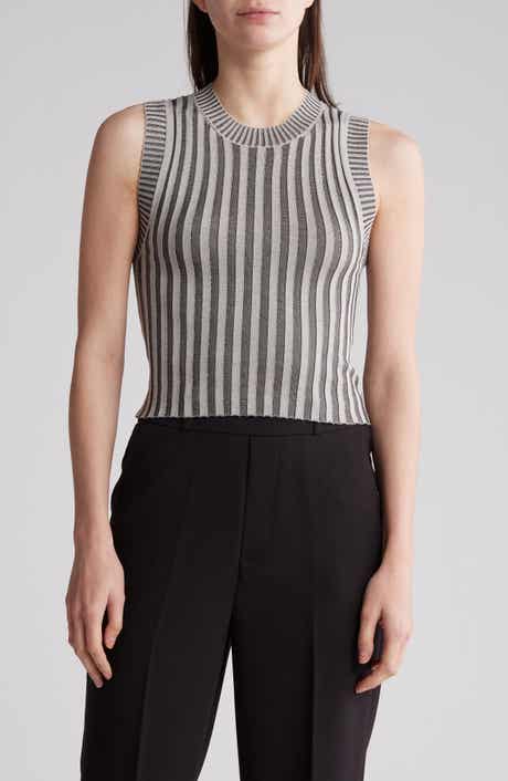 BY DESIGN French Rib Sleeveless Sweater