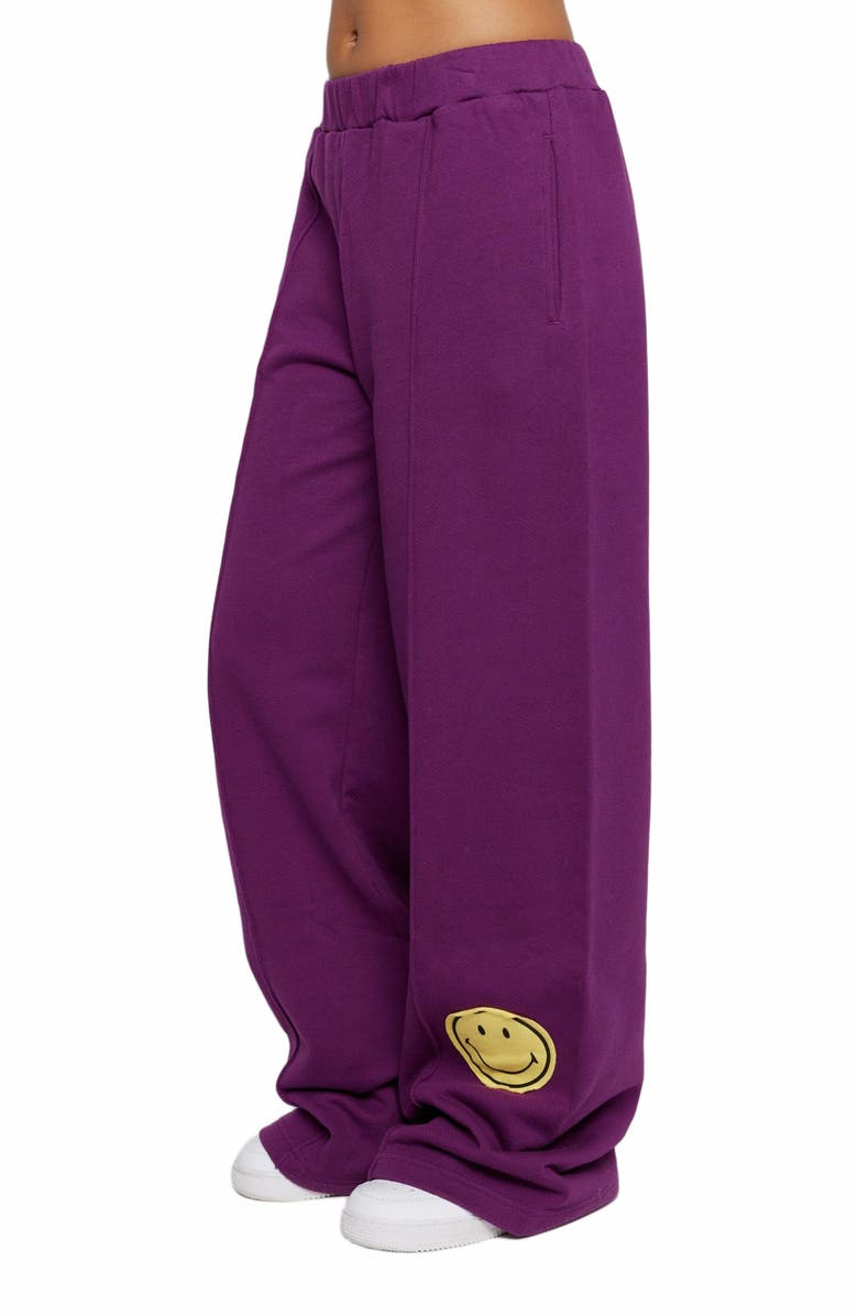 Samii Ryan | Smiley Straight Leg Pants , Purple , X-Large , 5, Alternate, color, Purple