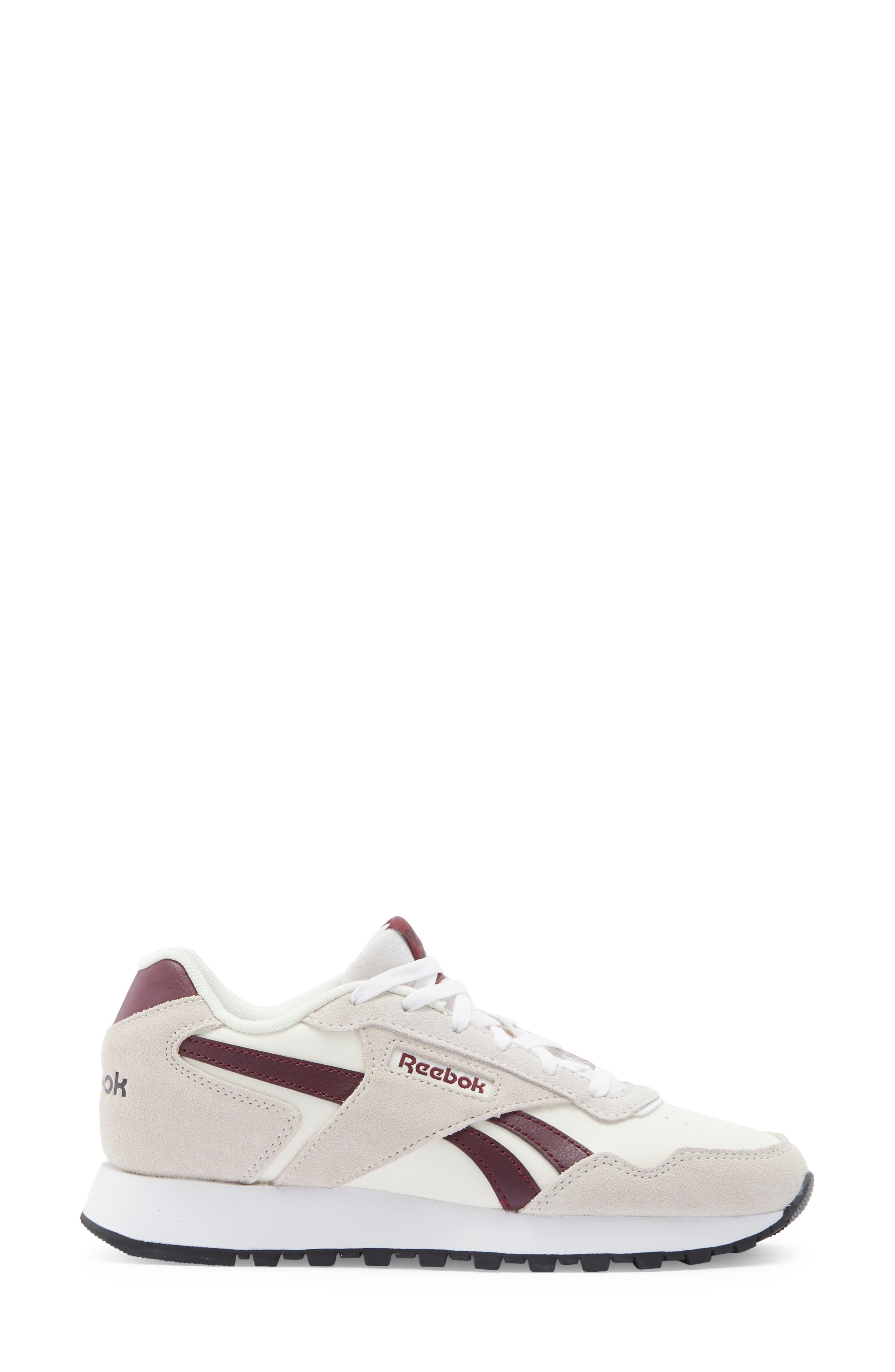 Reebok Glide Sneaker, Alternate, color, Chalk/ Grey/ Cherry
