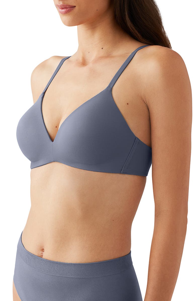 Wacoal How Perfect Wire Free T-Shirt Bra, Alternate, color, Flint Stone