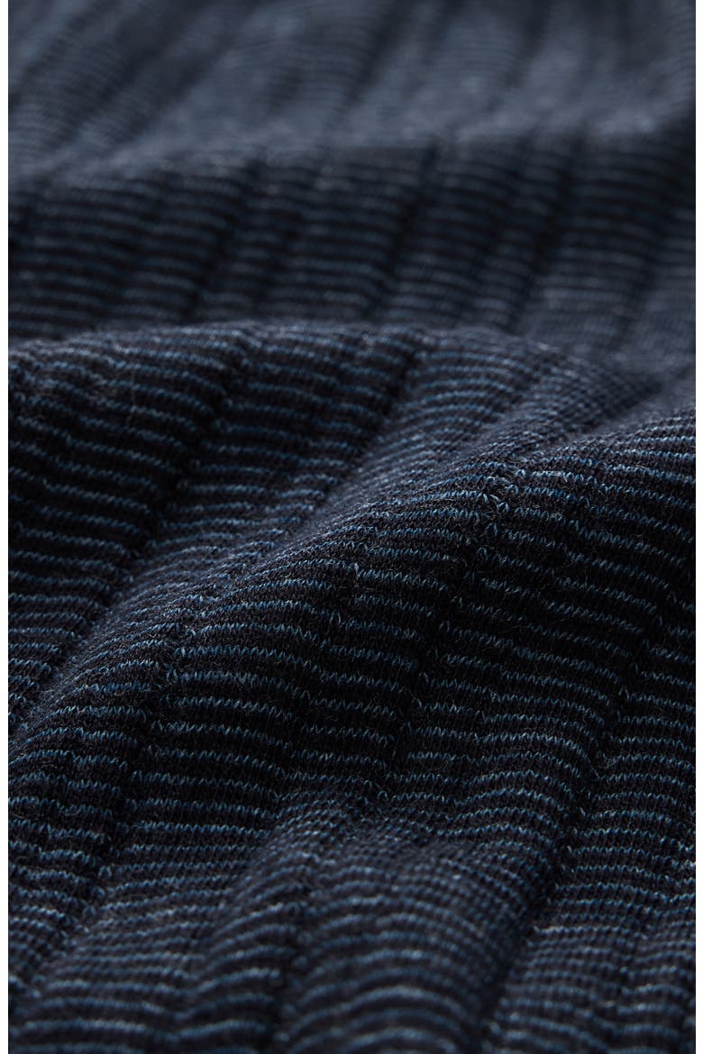 Fern Feeder Stripe Rib Long Sleeve T-Shirt, Alternate, color, NAVY