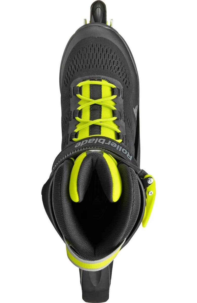 Rollerblade Macroblade 80 Mens Inline Skates, Alternate, color, Black/Lime