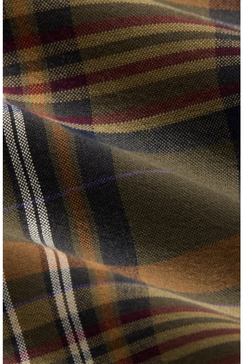 Classic Fit Plaid Oxford Shirt, Alternate, color, GRN/ BROWN