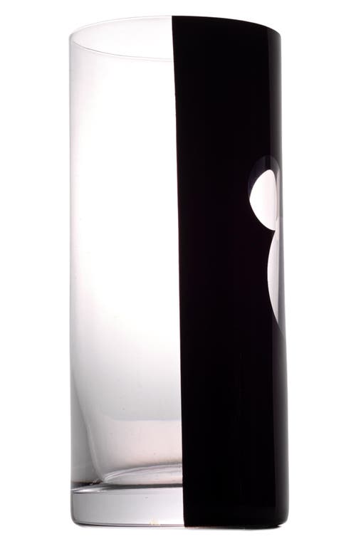 Joyjolt Disney Luxury Highball Glasses In Black