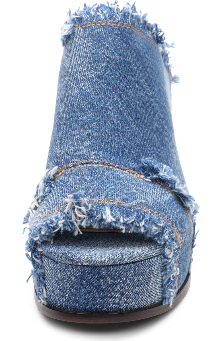 Ash Maui Denim Platform Slide Sandal, Alternate, color,