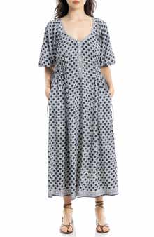 MAX STUDIO Side Tie Maxi Dress
