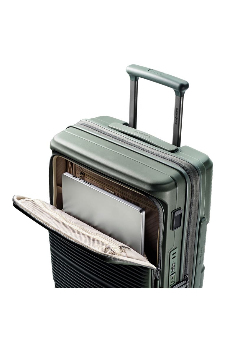 Paralux Global 22" Carry On Spinner Luggage, Alternate, color, Olive
