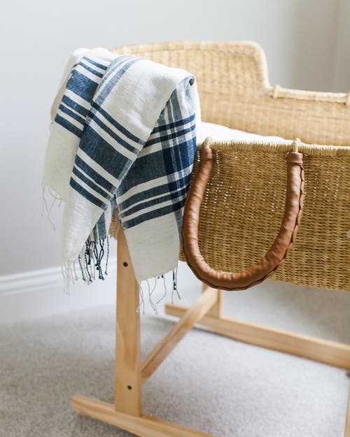Creative Women Cabin Hatch Cotton Throw Blanket In Navy