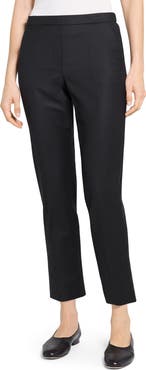 Theory Sleek Flannel Treeca Pull-On Pants