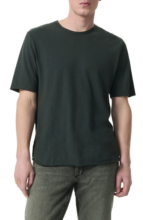 Rag & Bone Devin Hemp & Organic Cotton T-shirt In Dark Grey