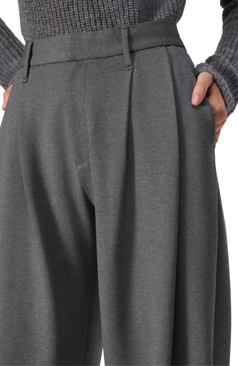 rag & bone Cecily High Waist Ankle Straight Leg Ponte Knit Pants, Alternate, color, 