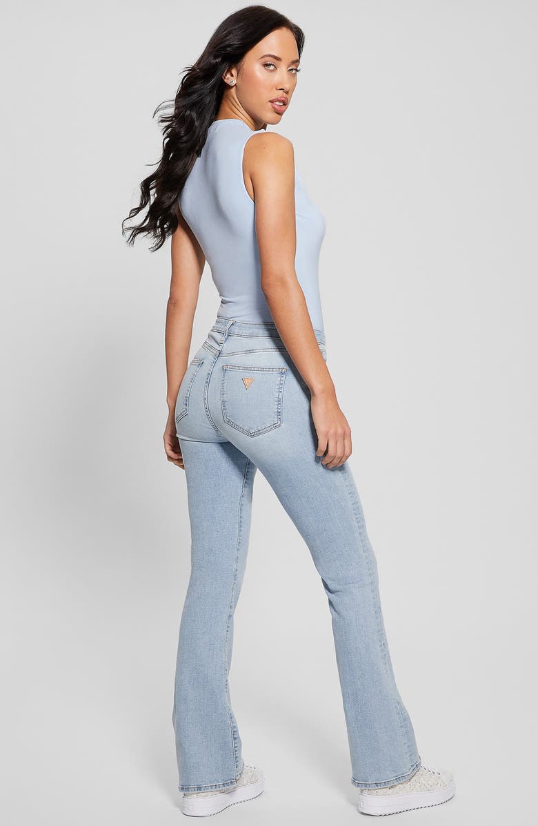 GUESS Flare Leg Jeans, Alternate, color, Trcw-Brigh