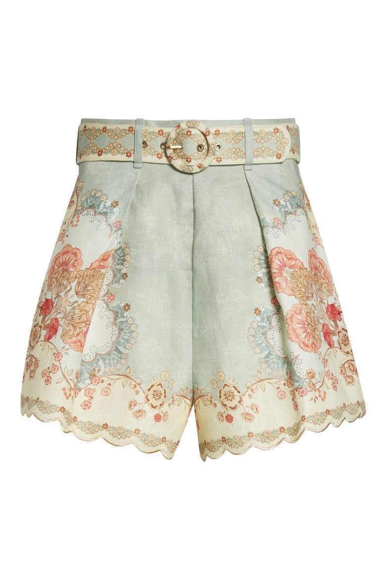Daylight Tuck Pleated Linen Shorts (Women) | Nordstrom