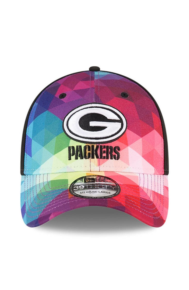 New Era Men's New Era Pink Green Bay Packers 2023 NFL Crucial Catch 39THIRTY Flex Hat, Alternate, color, Pink