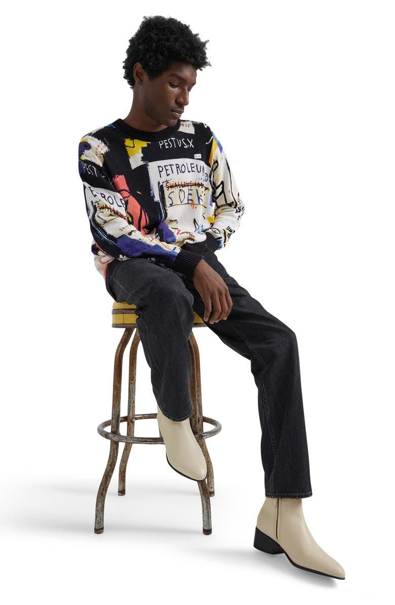 Lee x Basquiat Slim Fit Jeans, Alternate, color, 