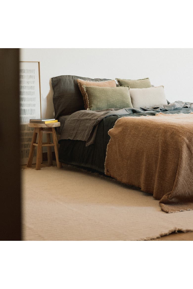 Handloom Plaid Natural, Alternate, color, Ochre and Natural
