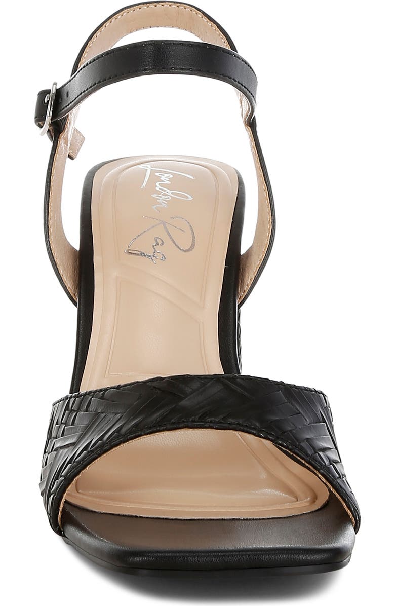 LONDON RAG Elana Block Heel Sandal, Alternate, color, Black