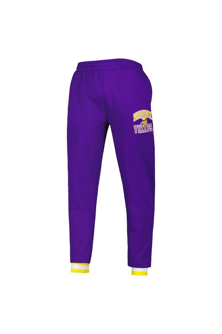 Men's Starter Purple Minnesota Vikings Blitz Fleece Jogger Pants, Alternate, color, Purple