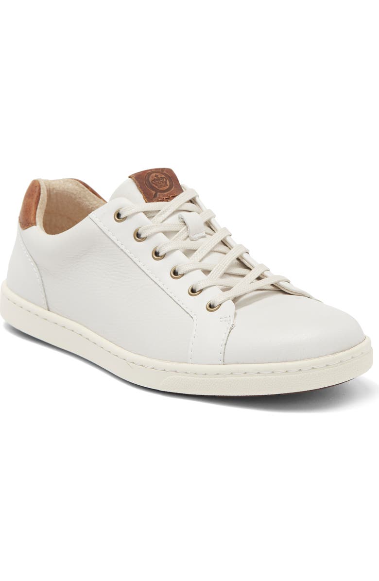 Børn Born Ashram II Lace-Up Sneaker, Main, color, White/ Dk Brown Sea Salt/ Rust