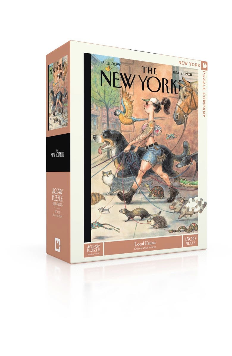 NEW YORK PUZZLE COMPANY Local Fauna 1500 Piece Puzzle, Alternate, color,