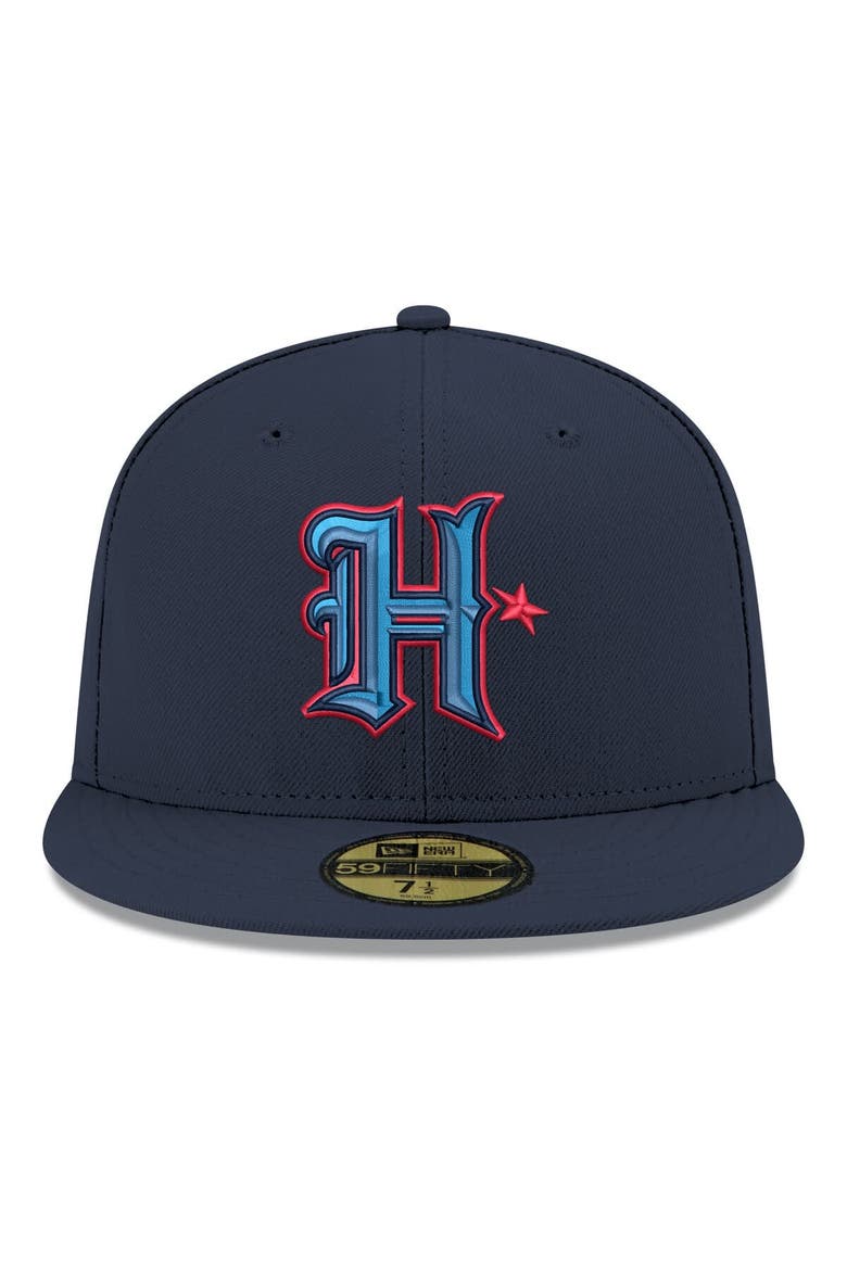 Men's New Era Navy Houston Texans 59FIFTY Fitted Hat, Alternate, color, Navy