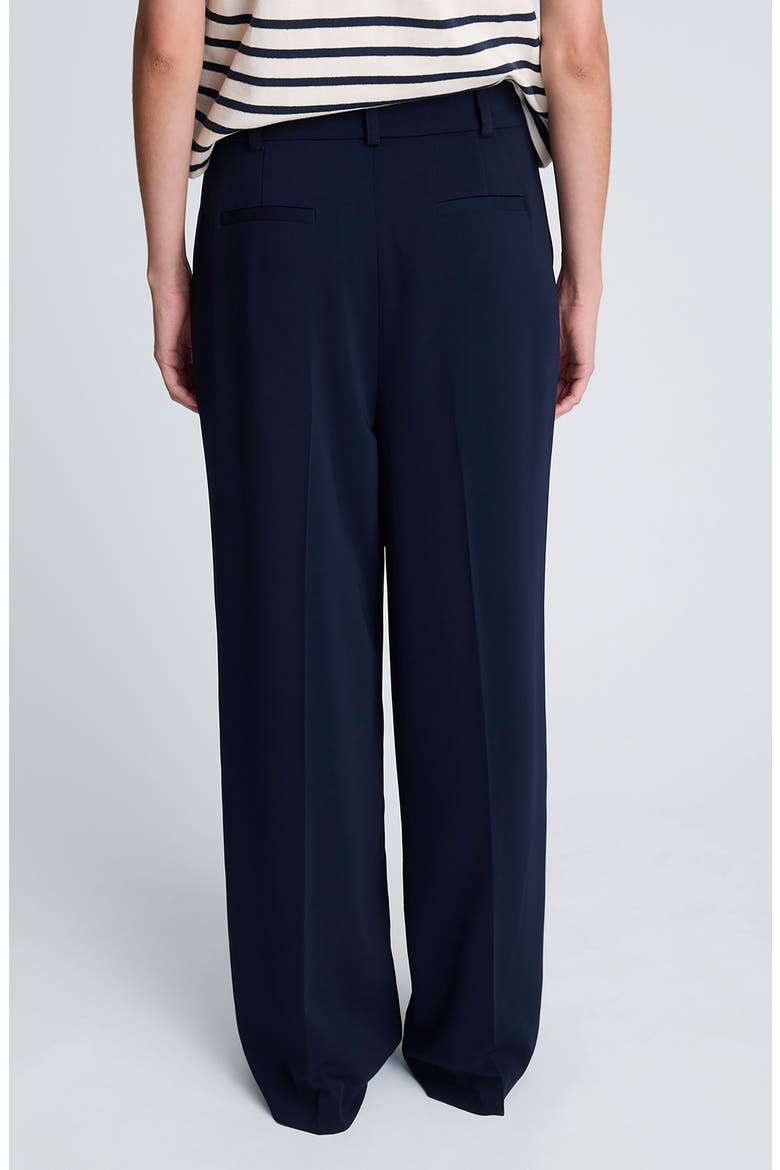 High Waist Wide Leg Pants, Alternate, color, DARK NAVY
