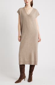 Nordstrom Wool & Cashmere Blend Shift Dress