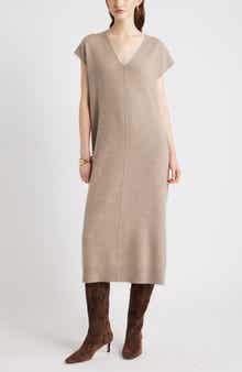 Nordstrom Wool & Cashmere Blend Shift Dress