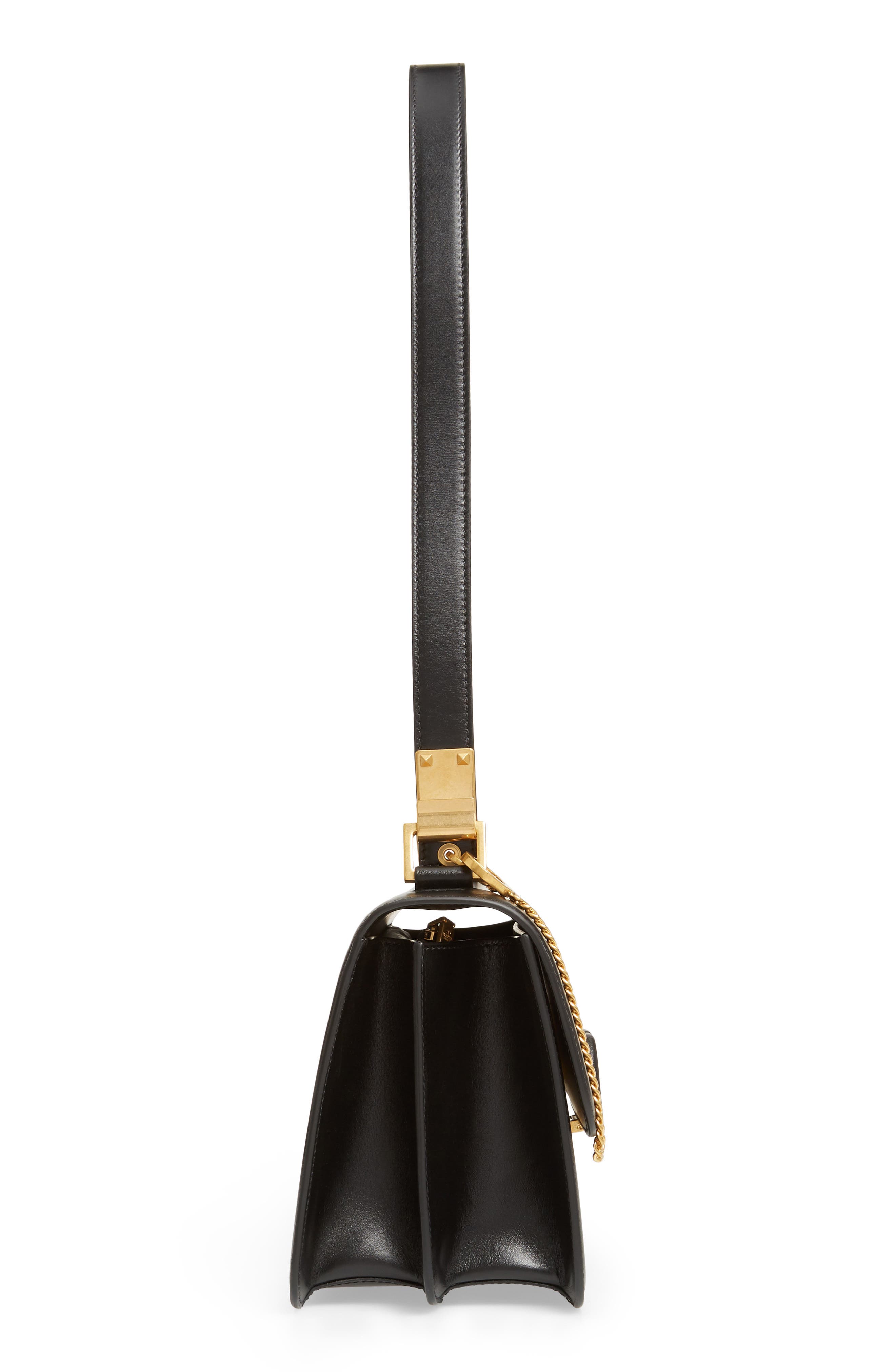 Valentino Garavani Leather Shoulder Bag, Alternate, color, 