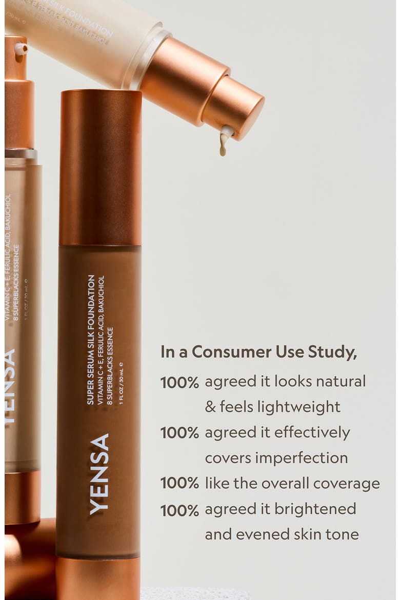 Super Serum Silk Natural Glow Hydrating Peptide Foundation for Radiant Skin, Alternate, color, TAN WARM