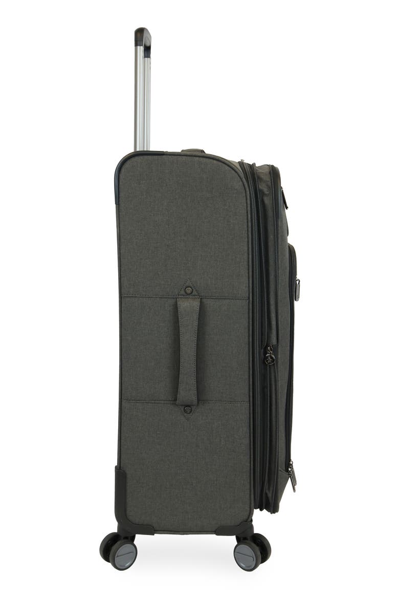 Hedge XL 3-Piece Softside Luggage Set, Alternate, color, BLACK CROSSHATCH