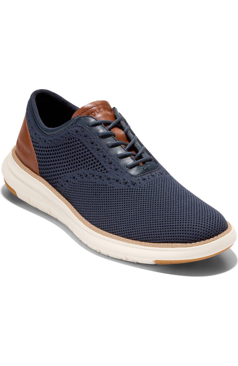 Cole Haan Grand Remix Oxford, Main, color, Navy Blazer/British Tan/Ivory