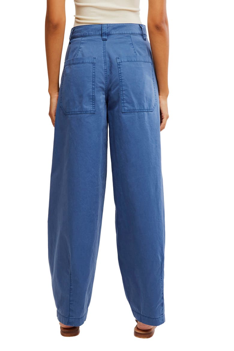 Rylee Wide Leg Chinos, Alternate, color, DARK DENIM