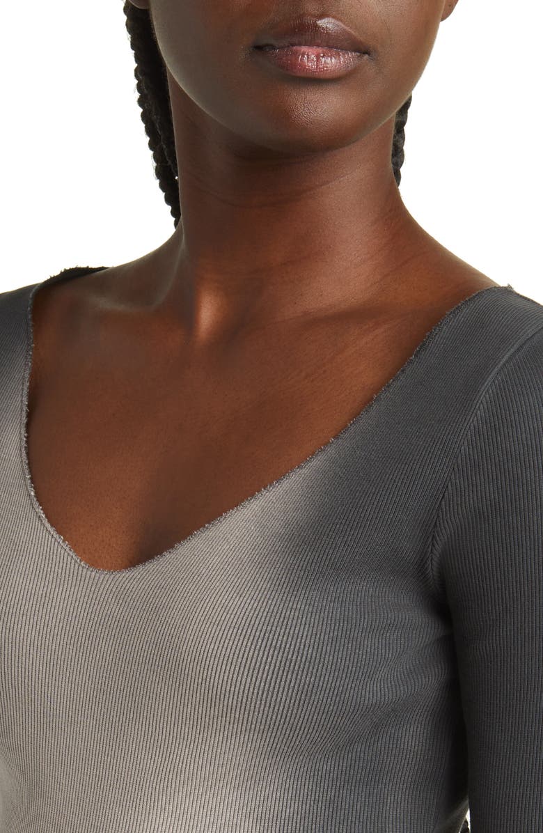 Topshop Ombré Rib Crop Top, Alternate, color, 