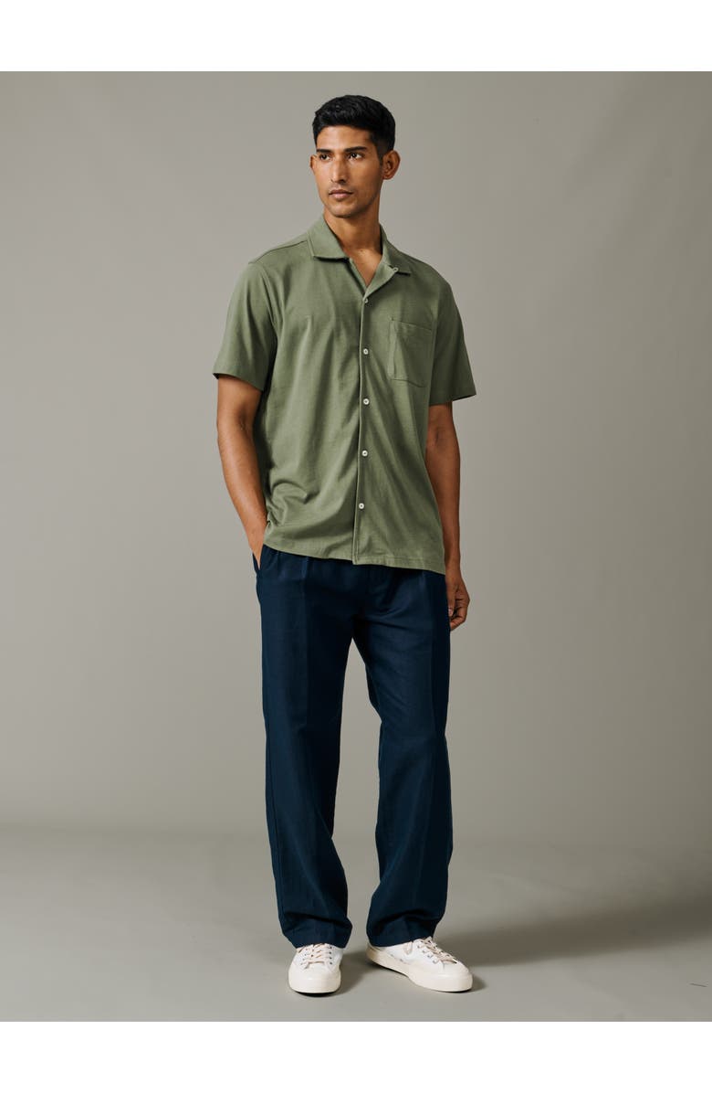 Aubin Aldwin Jersey Shirt, Alternate, color, Khaki