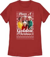 The Golden Girls Women's The Golden Girls Ugly Christmas Portrait  Graphic T-Shirt