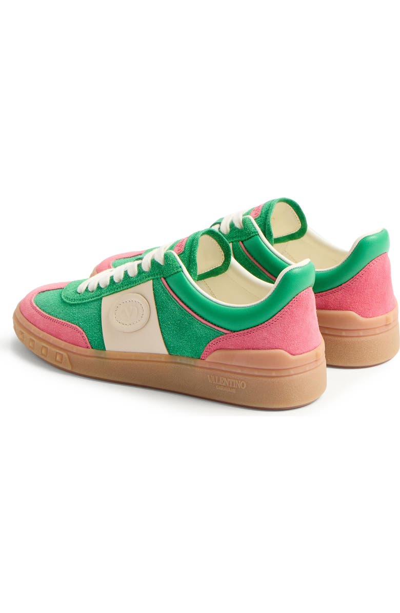 Valentino Garavani Upvillage Low Top Sneaker, Alternate, color, Green/ Pink