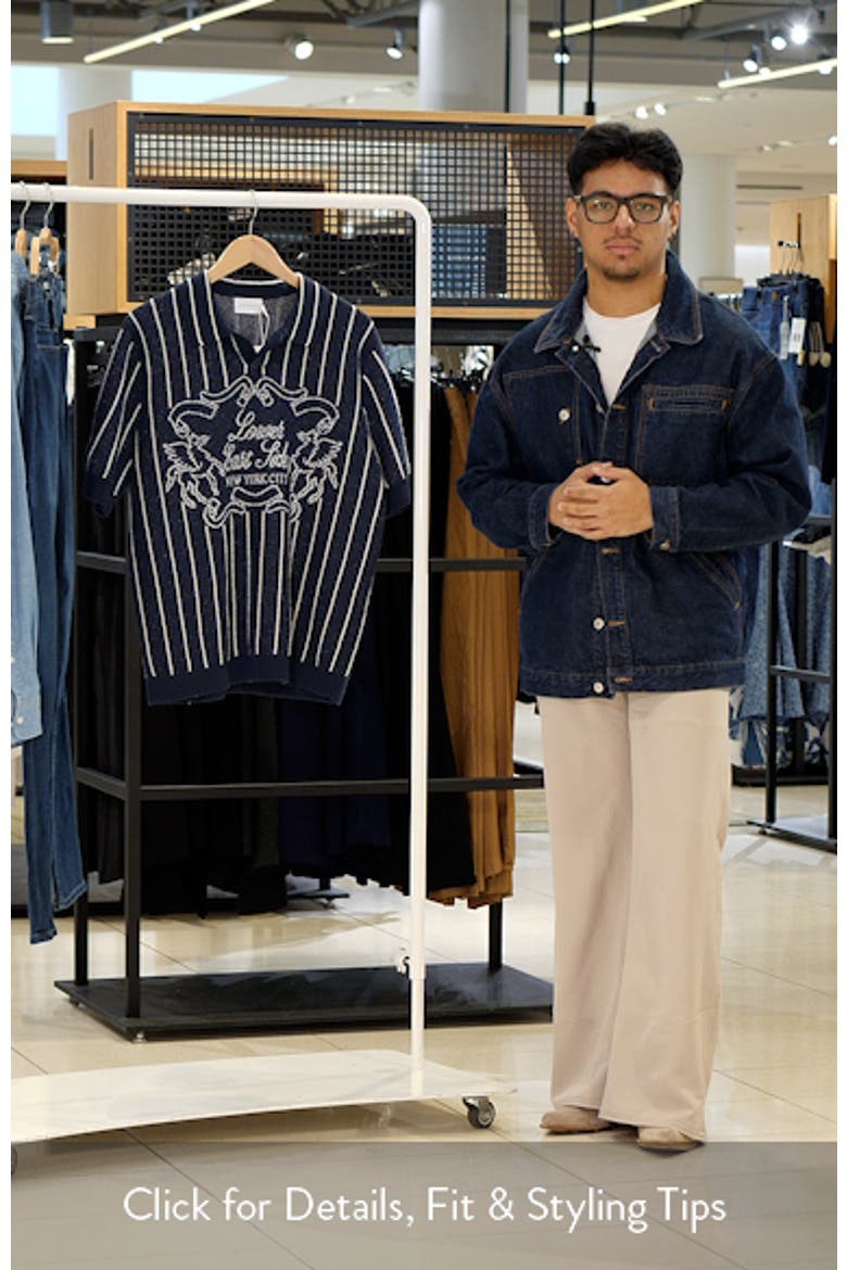 Lower East Side Johnny Collar Jacquard Polo Sweater video
