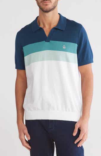 Original Penguin Stripe Cotton Jersey Polo
